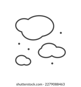 Smell or steam line icon