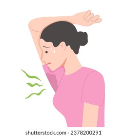 Smelly armpits occur when bacteria break down the otherwise odorless sweat on your skin. Some people sweat more than others and have a condition called hyperhidrosis. This excess sweating can lead to 