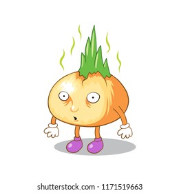 Smelly cartoon little onion 