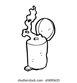 smelly kitchen bin cartoon