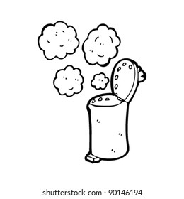 smelly old bin cartoon