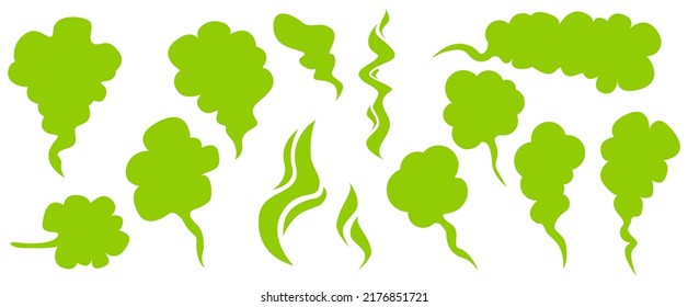 Smelly Smoke And Cloud Smelly Set Icon