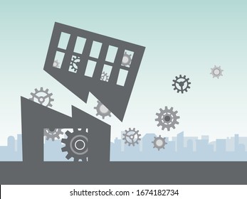 
SMEs with debts bankrupt and bankrupt due to economic downturn
