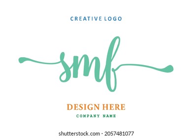 SMF lettering logo is simple, easy to understand and authoritative