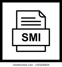 Smi File Document Icon Stock Vector (Royalty Free) 1355630054 ...
