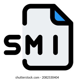 SMI Synchronized Multimedia Integration that contain media presentations