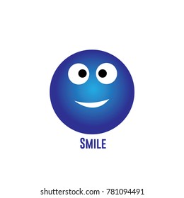 Smile Ball Vector Template Design