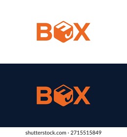 smile box gift logo design