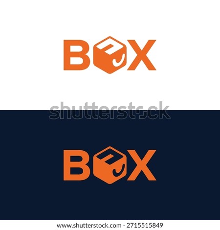 smile box gift logo design