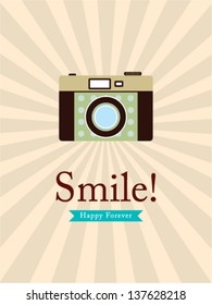 smile camera poster