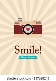 smile camera poster