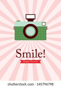 smile camera poster