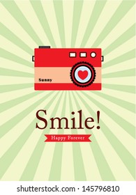 smile camera poster
