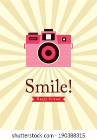 smile camera poster