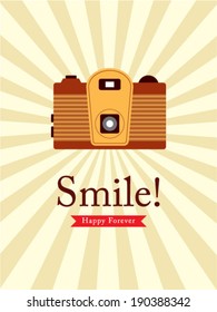 smile camera poster