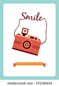 smile camera poster