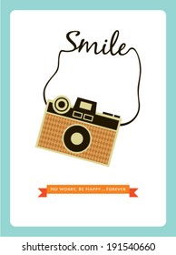smile camera poster