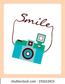 smile camera poster