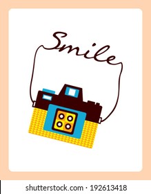smile camera poster