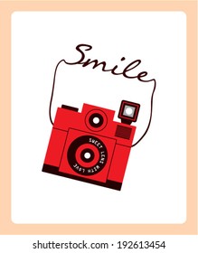 smile camera poster