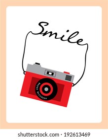 smile camera poster