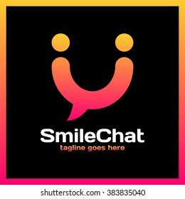 Smile Chat Logo - Happy People