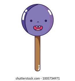 smile circle ice lolly kawaii