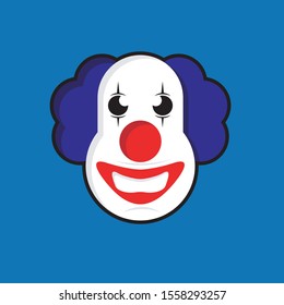 Smile Clown Logo Vector Illustration