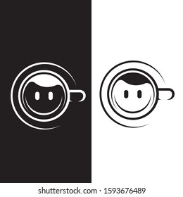 smile coffee logo.  