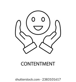 smile concept line icon. Simple element illustration.smile concept outline symbol design.