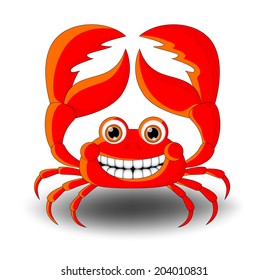Smile Crab Cartoon