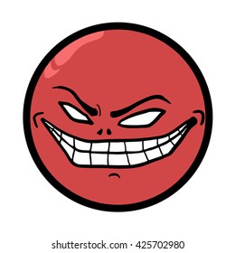 smile crazy face