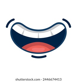 smile day expression isolated design