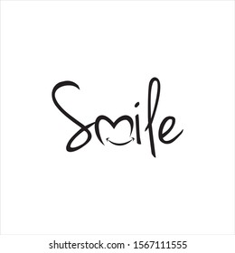 smile dental logo design vector