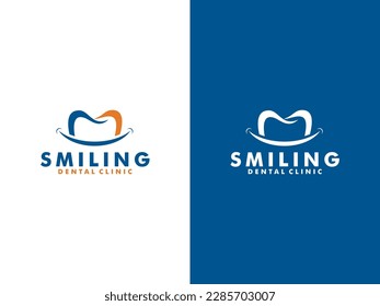 Smile Dental Logo. Dental Logo Design Vector