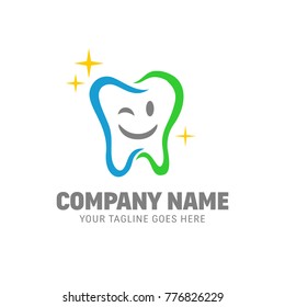 Smile Dental Logo Icon Vector