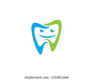 Smile Dental logo Template vector illustration icon design