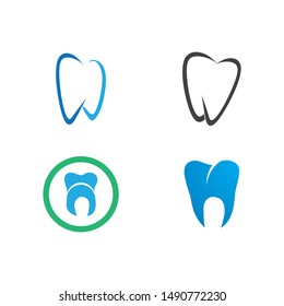 Smile Dental logo Template vector illustration icon design
