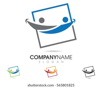Smile Dental logo Template vector illustration icon design
