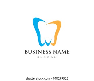 Smile Dental logo Template vector illustration icon design