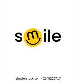 Smile Dental Vector Logo Design Idea Stock Vector (Royalty Free ...