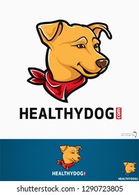 Smile Dog Healthy Head cartton characters