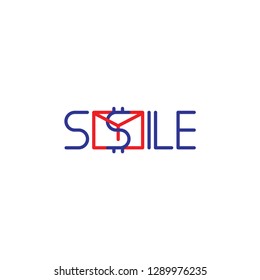 Smile Dollar Mail logo design