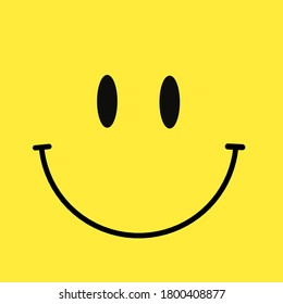 smile emoji background with yellow color