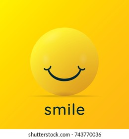 smile emoji face logo icon vector illustration. 