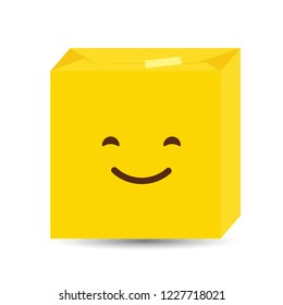 Smile emoji icon design vector