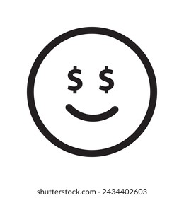 Smile emoji icon design. Emoji vector. Laughing emoji silhouette