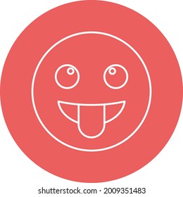 Smile emoji Vector icon that can easily modify or edit

