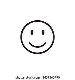 smile emoticon face icon vector illustration
