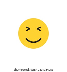 smile emoticon face icon vector illustration smile emoticon face icon vector illustration